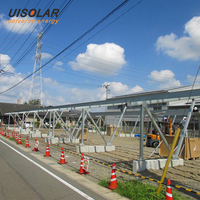 UISOLAR Nouvelle Conception Imperméable au D'eau, Structure de Montage en Aluminium pour Carport Solaire Photovoltaïque, Carports Solaires pour Voitures