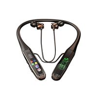 Écouteurs tour de cou FD-8 V5.4, confortables à porter, affichage numérique, longue autonomie, casque sport sans fil, ENC Type-C
