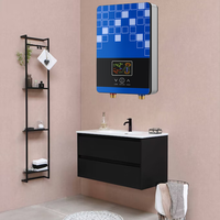 Chauffe-eau électrique sans réservoir 110V-127V 3500W avec affichage numérique, chauffage rapide, mural, pour la maison, la cuisine, le lavage et la douche