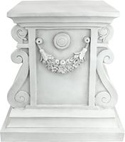 Socle de statue de jardin de style européen, ornement créatif en résine pour la décoration de la cour