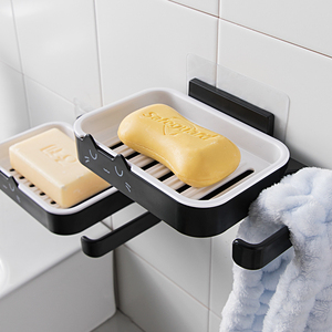 <span class=keywords><strong>Porte</strong></span>-éponge mural, en aluminium, avec crochet de suspension, pour la douche, la salle de bain et la cuisine, barre à <span class=keywords><strong>savon</strong></span> - Product Image 6