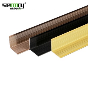 Trang Trí Gạch Hình Chữ L Cạnh Gốm Góc Tường Bên Ngoài Viền Hợp Kim Nhôm Chải 7-20 Ngày Hỗ Trợ ISO9001 SM34 - Product Image 4