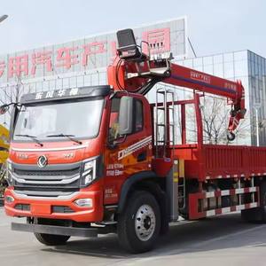 6x4 8x4 5t 8t 10t 14t idraulico braccio dritto camion gru montata camion Mobile gru con prezzo basso - Product Image 2