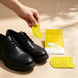 Patchs déodorants pour pieds à la <span class=keywords><strong>citronnelle</strong></span> et vitamine C, directement de l'usine, bactériostatiques, frais, pour chaussures de sport et contrôle des odeurs, autocollants pour semelles intérieures - Product Image 1