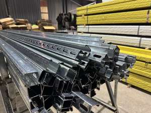 Canal de Acero Profesional Ranurado Estándar 41x41, Acero Galvanizado Previamente, Canal en C para Cableado Exterior, para Decoración de Apartamentos - Product Image 4