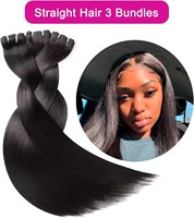 Lots de Cheveux Remy 10A 12A 15A en Gros, Non Traités, Bruts, à Trame Unique, Lisses Comme des Baguettes, Extensions de Cheveux Chinois