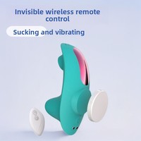 Mini Magnetischer Saugvibrator für Draußen Tragbar Unsichtbar Kabellos Fernbedienbar Aufladbarer Dildo Frauen-Sexspielzeug