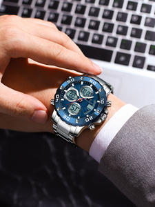 Nouvelle montre de luxe pour homme POEDAGAR E102, montre-bracelet de marque haut de gamme pour homme, étanche, lumineuse, avec date, quartz, Relojes - Product Image 5