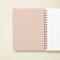 Planificateur de productivité A4 personnalisé en usine, reliure spirale, couverture rigide, 100 feuilles, gestion du temps quotidienne et hebdomadaire, daté 2026