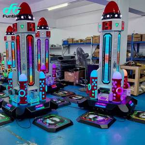 <span class=keywords><strong>Machine</strong></span> d'arcade interactive de récompense de billets sur <span class=keywords><strong>le</strong></span> thème de l'exploration martienne, 4 joueurs, <span class=keywords><strong>à</strong></span> monnayeur, avec jeu de marche sur fusée et système énergétique - Product Image 4
