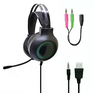 Headphones 601 High Quality 7 Color Light Game Headphones Gaming Headset Headphone Gamer Headphones Gamer Gaming Headsets And Headphones