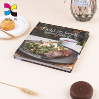 Reliure à coudre personnalisée en usine, motif clair, livre relié pour recettes