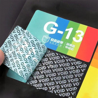Étiquettes adhésives acryliques anti-effraction personnalisées pour l'emballage d'expédition express, protection contre le vol