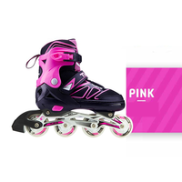 Patins à roulettes semi-souples réglables pour enfants et adultes, roues en PU, modèle 281, couleur personnalisable, pour sports de plein air – Vente chaude