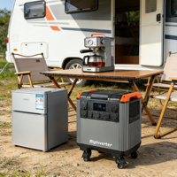 Centrale électrique BIGINVERTER 5000W haute capacité 5000Wh pour camping-car, terrasse extérieure et utilisation d'appareils électroménagers en intérieur