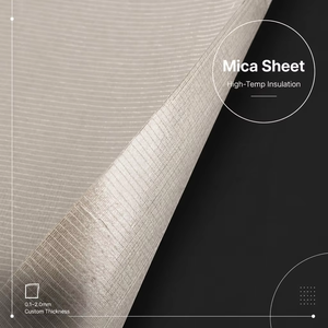 Lámina de Mica Flexible Personalizada, Lámina de Silicona Adhesiva, Flogopita, Muscovita, Tablero Suave 1000C en Rollo para Aislamiento Ignífugo de Cables y Bobinas de Calentadores - Product Image 3