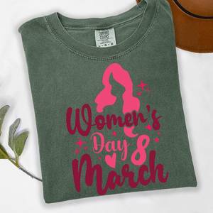 Crayon Cinders T-shirt grafica da donna a maniche corte, 100% cotone, stampa femminista, girocollo, camicia casual primavera estate - Product Image 1