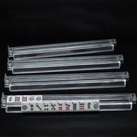 Accessoires de mahjong en acrylique, supports de mahjong avec supports de tuiles de mahjong américaines, supports de mahjong modernes avec poussoirs intégrés, lot de 4