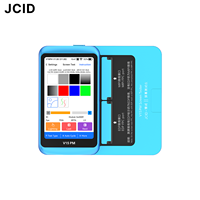 Testeur d'écran de téléphone portable JCID V15/V15PM pour IP X-15plus/ X-15Pro Max, test de couleur MONO, test de l'image tactile et du taux de rafraîchissement, programmeur