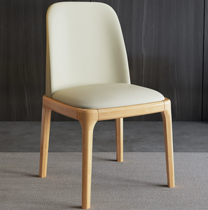 Muebles de comedor de estilo industrial moderno, con sillas de madera tapizadas, ideales para exteriores, apartamentos y restaurantes. - Product Image 2