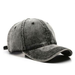 Casquette de baseball non structurée à 6 panneaux, style classique, avec logo brodé, effet délavé, pour la vente en gros BSCI - Product Image 5