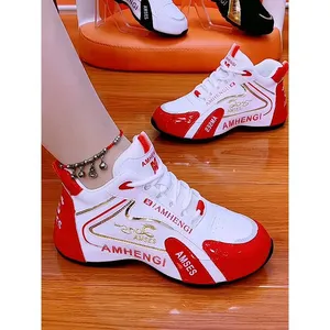 Chaussures de sport pour femmes 2025, brodées, respirantes, basses, à plateforme, décontractées, rehaussantes, pour couple - Product Image 6