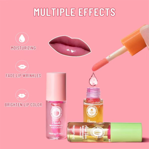 MLM Herbal Moisturizing & Hydrating Long Lasting Lip Oil Matte Finish Reduces Lip Lines ColorChanging Lip Gloss <b>Lipstick</b> lip oil - Product Image 4