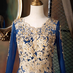 Women's Long Gauze Stage Performance Dress Puffy Skirt Slimming Art Exam Costume Bel Canto Solo Singing Standard Type - Product Image 3