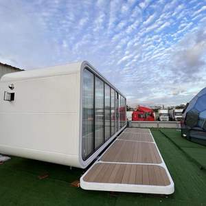 บ้านสำเร็จรูปเคลื่อนที่ทรงกระท่อมแอปเปิ้ลสุดหรูและสวยงาม พร้อมห้องอาบแดด - Product Image 2