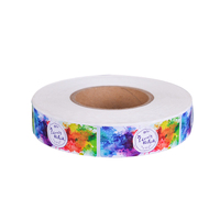 Étiquettes d'emballage personnalisées en forme d'hexagone, autocollantes, imperméables, écologiques, avec logo imprimé, découpe personnalisée, finition brillante