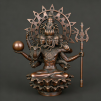 Statue de Shiva en bronze, grande taille, pour extérieur, statue de dieu hindou.