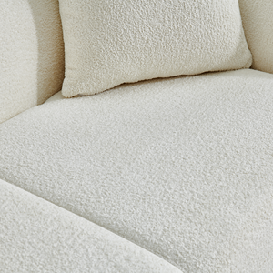 Moderno Sofá Seccional de Tela Cuadrado Modasi, Tapicería Acolchada, Cojines Rellenos de Espuma, Diseño que Ahorra Espacio, para Salas de Estar de Villas - Product Image 6