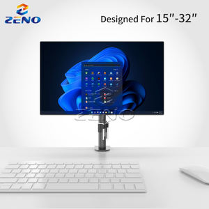 Zeno M601D 17-27 pouces double support de moniteur pour support de bureau support d'ordinateur réglable pour support de moniteur d'ordinateur portable - Product Image 2