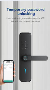 Serrures intelligentes biométriques à empreintes digitales <span class=keywords><strong>pour</strong></span> les foyers et les hôtels, avec <span class=keywords><strong>clé</strong></span> par mot de passe <span class=keywords><strong>pour</strong></span> les portes d'appartements et option de stockage de données cloud - Product Image 3