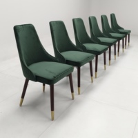 Chaises de salle à manger en gros pour hôtels et restaurants, mobilier moderne pour la maison, chaises de salle à manger avec pieds en bois massif