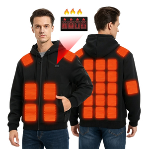 Felpa Riscaldata USB con Controllo della Temperatura, <span class=keywords><strong>Abbigliamento</strong></span> Elettrico <span class=keywords><strong>Riscaldato</strong></span> <span class=keywords><strong>a</strong></span> <span class=keywords><strong>Batteria</strong></span> per l'Inverno e Attività all'Aperto - Product Image 1