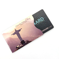 Protège-cartes RFID 13,56 MHz pour Visa et Mastercard, manchons de blocage en papier aluminium 88x59mm