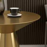 Ensembles de meubles de salon en métal et acier inoxydable, canapés, tables basses, tables d'appoint de luxe, tables d'appoint modernes, modèle 0107 pour