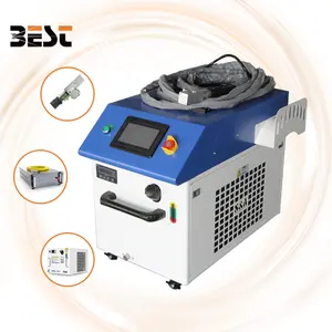 Machine de nettoyage laser intégrée S & A de petite taille pour dissolvant d'huile de peinture antirouille en métal