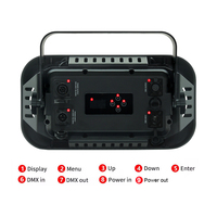 Focos LED RGB Profesionales para Exteriores, Impermeables IP65, 200W, 2 Ojos COB, Control DMX512 para Escenarios, Conciertos y Eventos