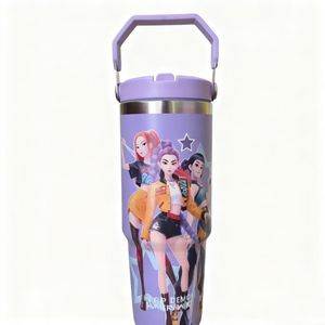 नई <span class=keywords><strong>K</strong></span>-POP चुड़ैल शिकार 30 औंस स्टेनलेस स्टील इन्सुलेट कप पोर्टेबल वैक्यूम पुआल कार कप - Product Image 4