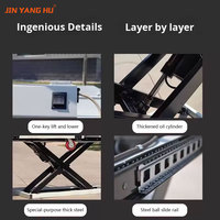 Plateforme élévatrice électrique portable pour le transport de marchandises, capacité de levage de 80 à 120 cm, chariot pour camionnettes et fourgonnettes