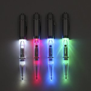 Stylo à pointe lumineuse LED, stylo à bille avec lampe torche, stylos d'écriture <span class=keywords><strong>pour</strong></span> <span class=keywords><strong>écrivain</strong></span> nocturne - Product Image 6