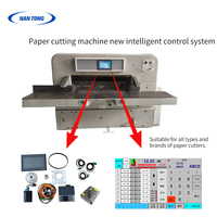 Programa Informático Inteligente de Troquelado para la Nueva Máquina Cortadora de Papel de Marca Nantong de Alta Gama 220V/380V con Control Táctil
