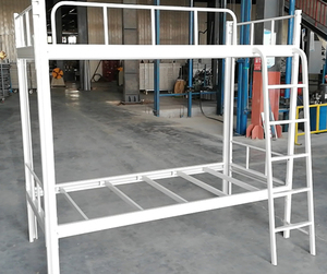 Lit double en acier pas cher, lit superposé en métal pour étudiants, dortoir, auberge - Product Image 6
