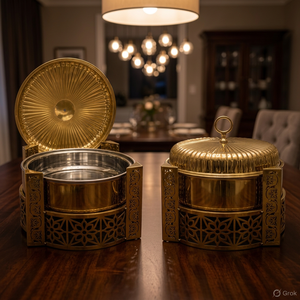 Recipiente para Calentar Comida (Chafing Dish) Comercial para Restaurantes Buffet, Hoteles, Banquetes, Servicios de Catering y Proveedores Profesionales de Hostelería - Product Image 1