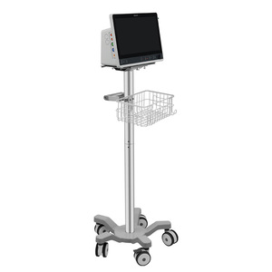 Carrito universal para monitor de pacientes, carrito universal de aleación de aluminio para monitor de pacientes, carrito médico móvil silencioso. - Product Image 4
