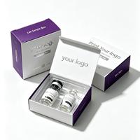 Boîte personnalisée pour produits de beauté avec structure en carton blanc pour présentation et emballage de flacons de 3 ml, 5 ml, 10 ml