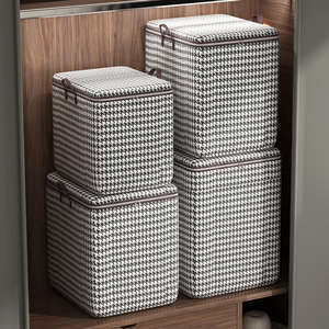 गैर-बुना हुआ कपड़ा रजाई भंडारण बैग घरेलू कपड़े कंबल आयोजक बिन फोल्डेबल कपड़े भंडारण बैग - Product Image 1