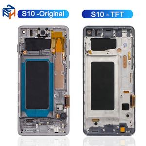 Écran frontal d'origine S10 5G pour Samsung Galaxy S10 <span class=keywords><strong>G973F</strong></span>/Ds G973U G973 <span class=keywords><strong>Sm</strong></span>-G973 Écran LCD tactile avec cadre - Product Image 2